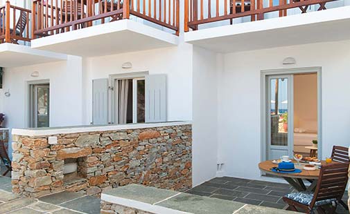 Deluxe junior suite στο ξενοδοχείο Ευφροσύνη στη Σίφνο