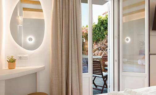 Deluxe suite στο ξενοδοχείο Ευφροσύνη στη Σίφνο