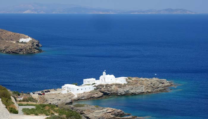 The Church of Chrysopigi in Sifnos