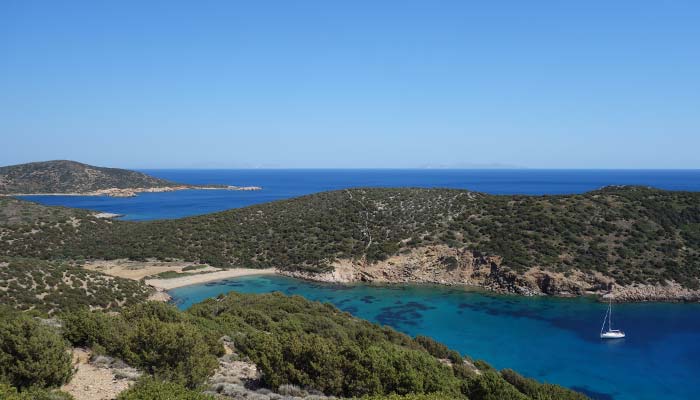 Plage de Fykiada à Sifnos